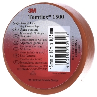 Image of 3M Temflex 1500 Isolatietape Oranje (l x b) 10 m x 15 mm Inhoud: 1 rollen