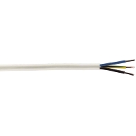 Verschiedene-Diverse H05VV-F 2x2,5 ws  (50 Meter) - H05VV-F 2x2,5 ws Ri. 50 PVC-Schlauchleitung
