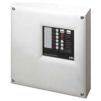ABB Stotz S&J BZK 4E  - Brandmeldezentrale f.4/6 Meldergruppen BZK 4E