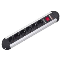 Bachmann 330.071  - Steckdosenleiste 6f. inkl. Wippschalter 330.071