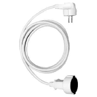Bachmann 341.284  - Schuko-Verl&auml;ngerung PVC 2,00m ws 341.284