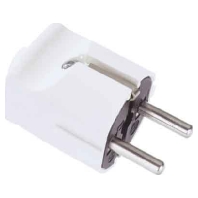 Bachmann 910.270  - Schuko-Stecker ws,Zentral 910.270