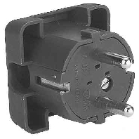 Bachmann 911.170  - Fl&auml;chenstecker sw, Winkel 911.170