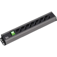 Bachmann 300.007  - 19Zoll Steckdosenleiste 7f mit Schalter 35Grad 300.007