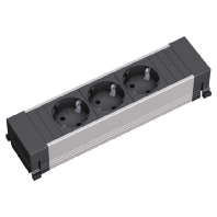 Bachmann 317.100  - Steckdosenleiste 3xSchuko kurz 317.100
