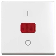 Image of 2508-914 - Cover plate for switch/push button white 2508-914