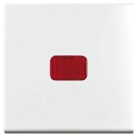 Image of 2509-914 - Cover plate for switch/push button white 2509-914