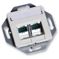 Corning CAXTSD-S0201-C002  - S10TENe Dose RAL9010 2xRJ45,geschirmt RWS CAXTSD-S0201-C002
