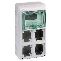 Schneider Electric 13154  - Steckdosenkombi 4x(90x100mm) 8TE 13154