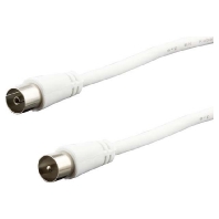 E+P Elektrik HFC 2  - Anschlusskabel HFC 2, 2,5 m weiss f&uuml;r Breitban