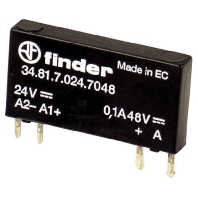 Finder 34.81.7.024.9024  - SSR-Relais 24VDC 16..30V 7mA 34.81.7.024.9024