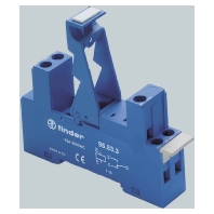 Finder 95.83.30 sw  - Schraubfassung m.Schnappbefestigung 95.83.30 sw