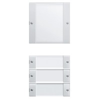 GIRA 213403  - Wippenset 4-fach rws/gl 213403