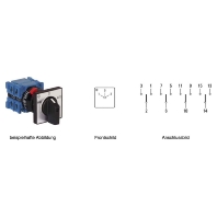 Kraus&Naimer CH10 A210-600 FT2  - Umschalter 60Schaltwinkel,1pol CH10 A210-600 FT2