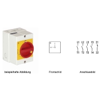Kraus&Naimer KG41 T203/40 KL11V  - Reparaturschalter Not-Aus 40A,11KW,3pol. KG41 T203/40 KL11V