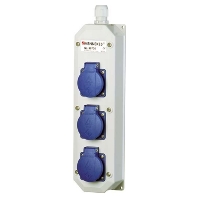 Mennekes 96700  - Steckdosenleiste TL 3xSchuko m.Klemme 96700