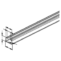 Niedax 2980/2 SO  (2 Meter) - Ankerschiene 2980/2 SO