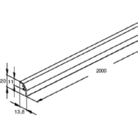 Niedax GKG 2000 P  - Konvektions-Gitterstab GKG 2000 P