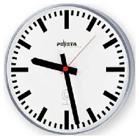 Peweta 52.250.421  - Wanduhr Balkenziffern 40cm Netzbetrieb 230V 52.250.421
