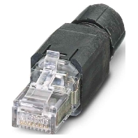 Phoenix Contact VS08-RJ45-5-Q/IP20EC  - RJ45-Steckverbinder sw Cat.5e, 8-pol. VS08-RJ45-5-Q/IP20EC