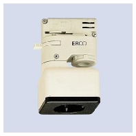 Erco Leuchten 79023.000  - 3-Phasen-Adapter ws mit Schukosteckdose 79023.000