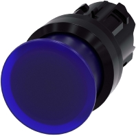 Image of 3SU1001-1AD50-0AA0 - Mushroom-button actuator blue IP68 3SU1001-1AD50-0AA0