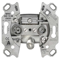 Wisi DD 19 M 0650  - Durchgangsdose DD 19 M 0650