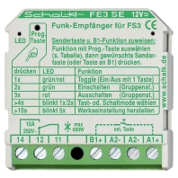 Schalk FE3 SE 12V UC  - Funk-Empf&auml;ngerschalter UP 1-Kanal, 18,5mm FE3 SE 12V UC