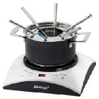 Steba IK 11 S ws/sw  (2 St&uuml;ck) - Induktions-Fondue+Wok 1000W,Timer IK 11 S ws/sw