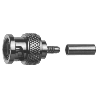 Teleg&auml;rtner J01002A0030  (5 St&uuml;ck) - BNC Kabelstecker cr/cr 0.6/2.8 75 0hm J01002A0030