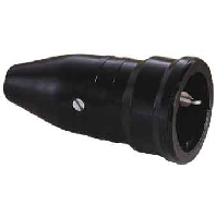 Image of 1199090 - Schuko coupler rubber black 1199090