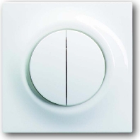 Image of 1785-74 - Cover plate for switch/push button white 1785-74