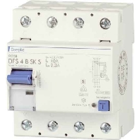 Image of DFS4063-4/0,30-B SKS - Residual current breaker 4-p 63/0,3A DFS4063-4/0,30-B SKS