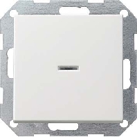 Image of 012227 - Two-way switch flush mounted white 012227
