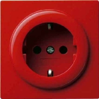 Image of 018843 - Socket outlet protective contact red 018843