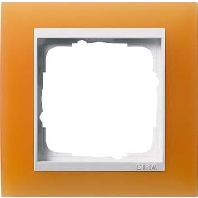 Image of 0211397 - Frame 1-gang orange 0211397