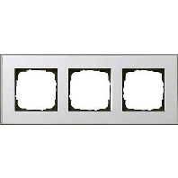 Image of 021310 - Frame 3-gang chrome 021310