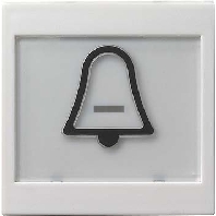Image of 021703 - Cover plate for switch/push button white 021703