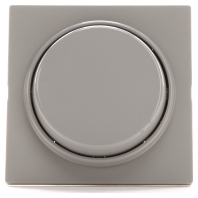 Image of 065542 - Cover plate for dimmer grey 065542