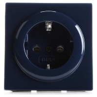 Image of 018846 - Socket outlet protective contact blue 018846