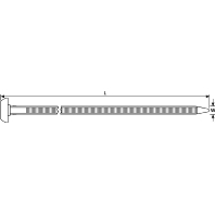 Image of BHT375-HS-BK-G1 (250 Stück) - Cable tie 7,6x375mm black BHT375-HS-BK-G1