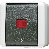 Image of 803 KOW - 3-pole switch surface mounted grey 803 KOW