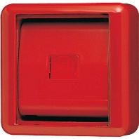Image of 860 WGL RT - Cover plate for switch/push button red 860 WGL RT