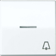 Image of AS 591 KO5K WW - Cover plate for switch/push button white AS 591 KO5K WW