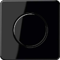 Image of CD 1540 SW - Cover plate for dimmer black CD 1540 SW