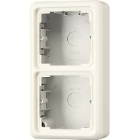 Image of CD 582 A W - Surface mounted housing 2-gang CD 582 A W