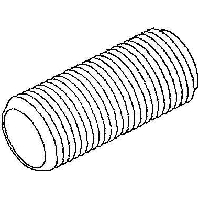 Image of 182/10 - Threaded pipe M10x10mm 182/10
