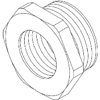 Image of 1893M2512 - Adapter ring M12 / M25 plastic 1893M2512