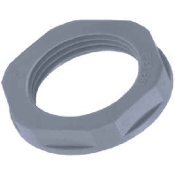 Image of GMP-GL Pg9 R7001 SGY - Locknut for cable screw gland PG9 GMP-GL Pg9 R7001 SGY