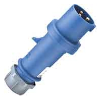 Image of 160 - CEE plug 32A 3p 6h 230 V (50+60 Hz) blue 160